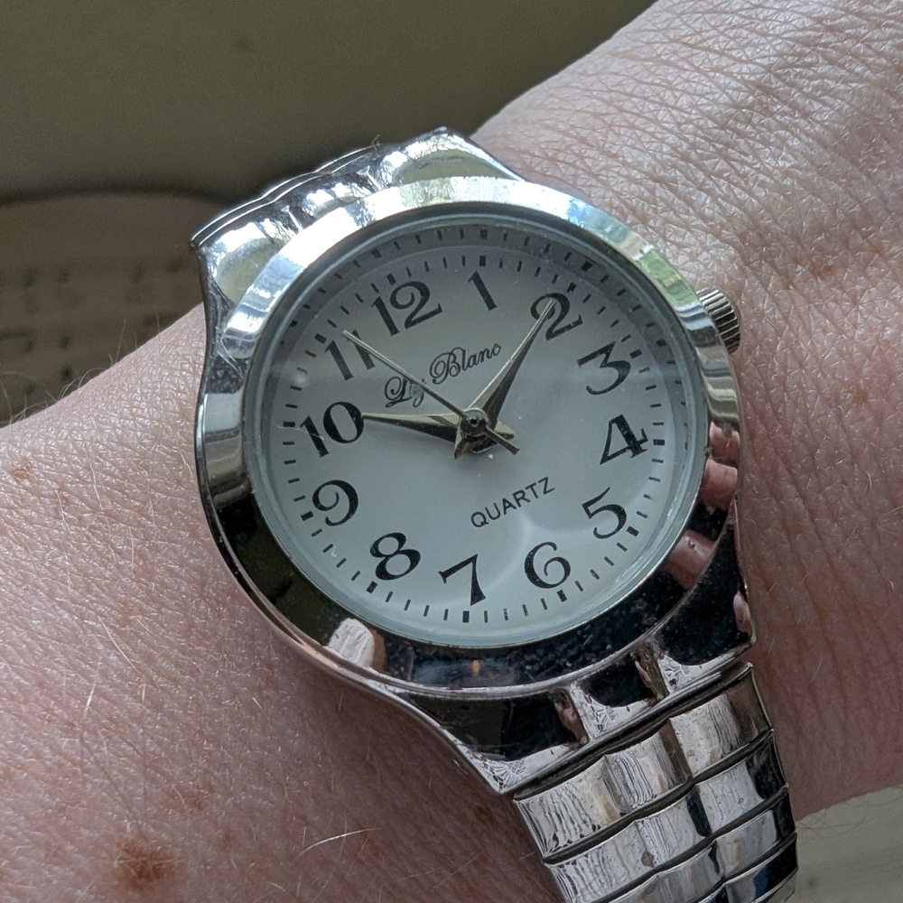 Le Blanc Silver Quartz Watch